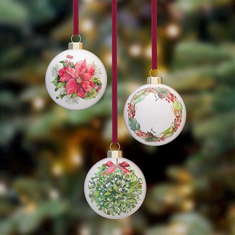 custom made christmas baubles.